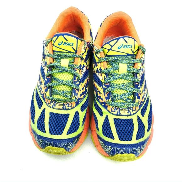 Asics Gel Noosa Tri 10 Blue Neon Green Womens 7 - Picture 7 of 8